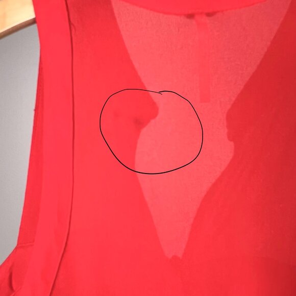 Free People Rory Red Crochet Crop Top - M - Picture 7 of 7